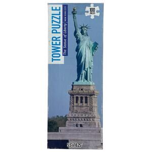 Statue of Liberty Puzzle 100 Pieces 5.5 x 18.25” New York City Jigsaw Puzzle